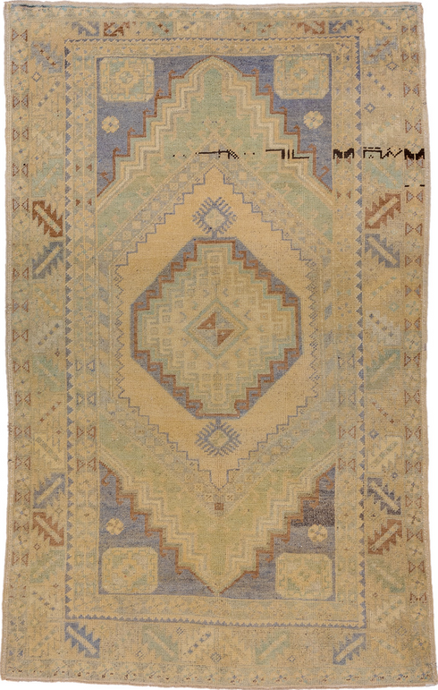 Vintage Oushak Area Rug (3' x 5')
